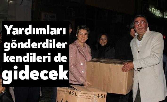 İYİ Parti Kocaeli Teşkilatı ve 12 ilçe teşkilatının topladığı yardımlar,