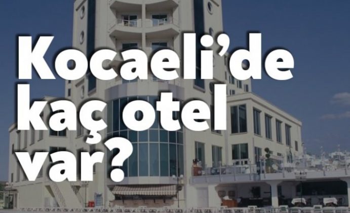bin 92 kocaeli de kac otel var