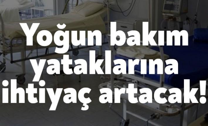 Türkiye’de etkili olan korona salgınının artması durumunda yoğun bakım ünitelerinin