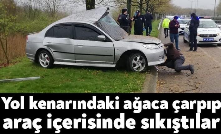  İzmit Sanayi Mahallesi Ömer Türkçakal Bulvarı üzerinde yaşanan kazada, bir