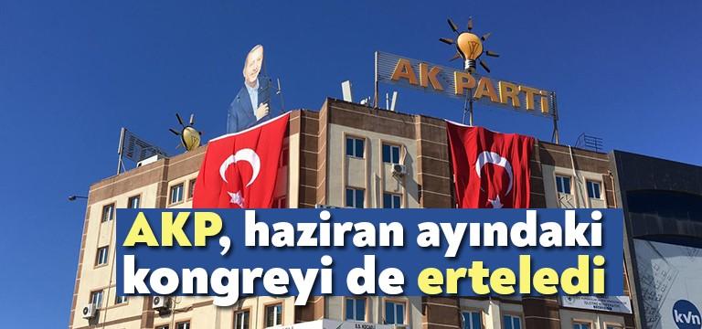 AKP Genel Merkez Teşkilat Başkanlığı, pandemi süreci nedeniyle haziran ayında