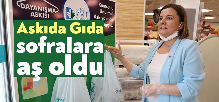 İzmit Belediyesinin koronavirüs ile mücadelede ihtiyaç sahiplerine yönelik olarak başlattığı