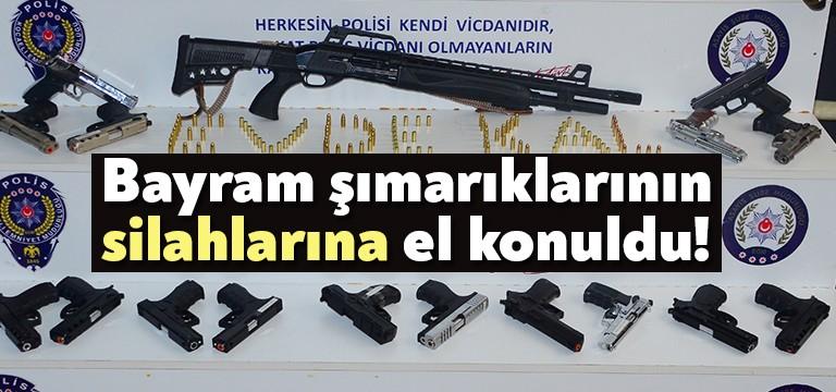 Kocaeli Emniyet Müdürlüğü ekipleri tarafından bayram kutlamalarını havaya silah atarak