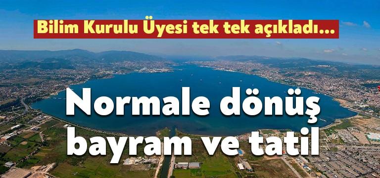 Bilim Kurulu Üyesi Prof. Dr. Tevfik Özlü normalleşme sürecini anlattı.