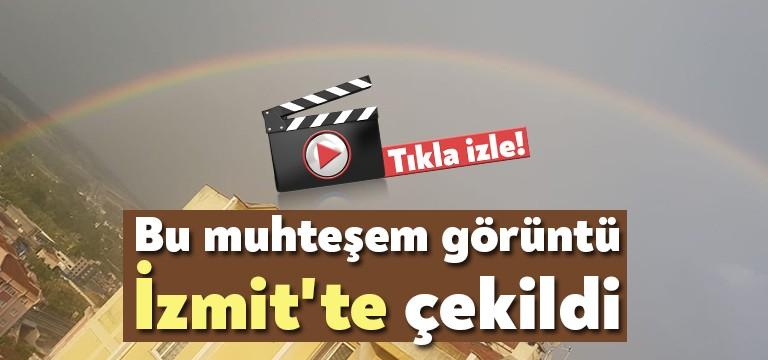 İzmit‘te bugün akşam saatlerine yakın kısa süreli bir sağanak yağış