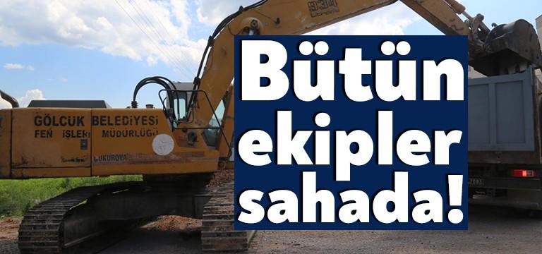 Gölcük Belediye Başkanı Ali Yıldırım Sezer’in talimatlarıyla tüm belediye birimleri,