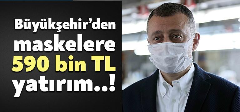 Kocaeli Büyükşehir Belediyesi bünyesindeki 20 ayrı merkezde maske üretimi yapıyor.