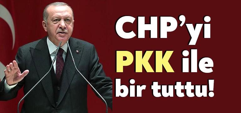 Cumhurbaşkanı Recep Tayyip Erdoğan, CHP’yi terör örgütleriyle bir tuttu. Çok