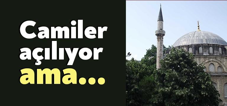 Cumhurbaşkanı Recep Tayyip Erdoğan camilerin ikindi ve öğle namazlarında cemaate
