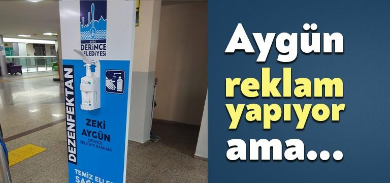 Derince Belediyesi’nin AKP’li başkanı Zeki Aygün bir süre önce ilçe