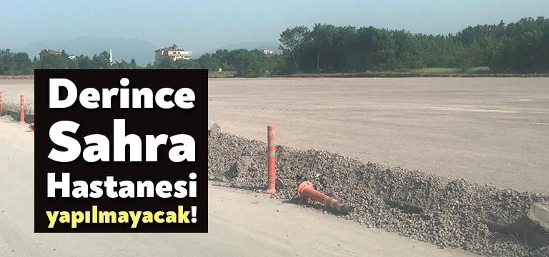 Derince Eğitim Araştırma hastanesi yanında yer alan 40 dönüm arazide