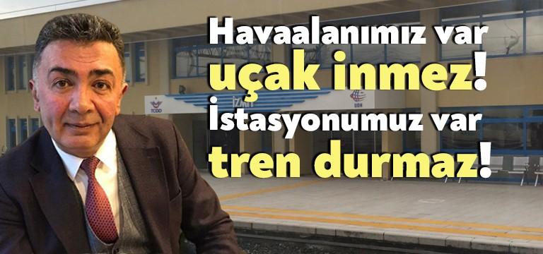 İYİ Parti Kocaeli İl Başkanı Şanbaz Yıldız, YHT’nin İzmit ve