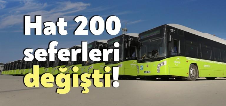 Kocaeli Büyükşehir Belediyesi iştiraklerinden UlaşımPark, Hat 200’ün sefer saatlerinde güncelleme