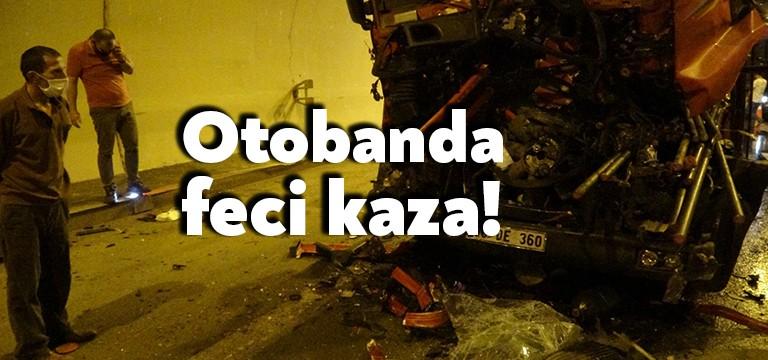 TEM Otoyolunun Ankara istikametinde seyir halinde olan sürücüsü ve plakası