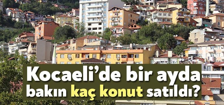 TÜİK Kocaeli'deki konut satış istatistiklerini açıkladı. Kocaeli ilinde  907 konut