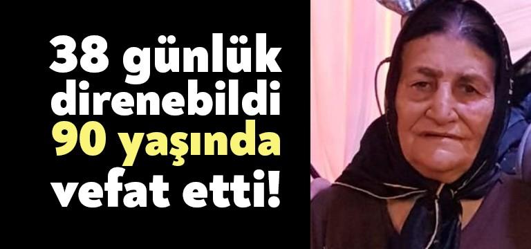 Körfez ilçesinde ikamet eden 90 yaşındaki Hüsne Şahin bir süre