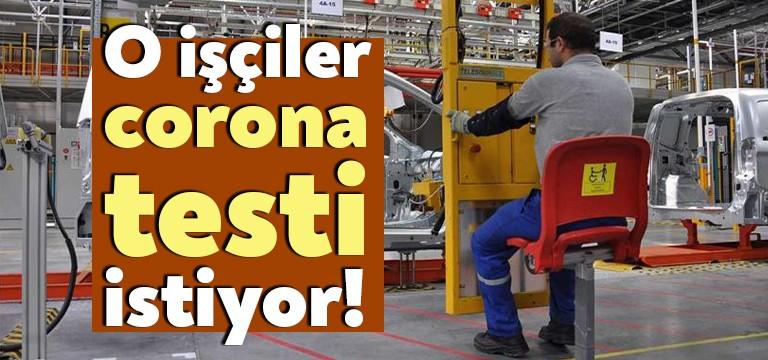 Kocaeli’nin Gölcük ilçesinde üretim yapan Ford fabrikasındaki işçiler corona virüsü