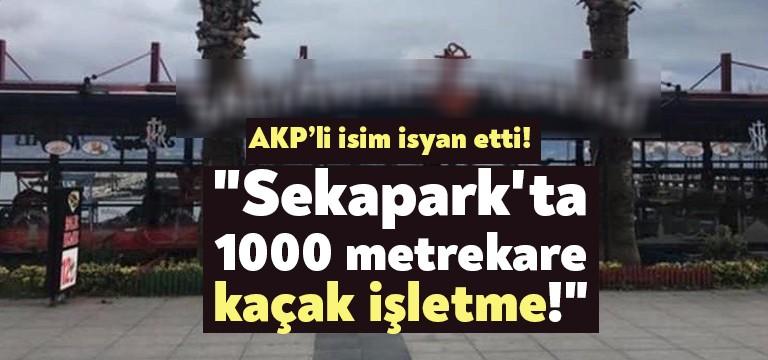 Sekapark‘ın mimarı AKP’li Talha Kös, burada bulunan bir işletme için