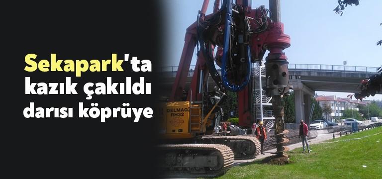 Kocaeli Büyükşehir Belediyesi, Sekapark Tramvay Durağı’nın yanına yaya üst geçidi