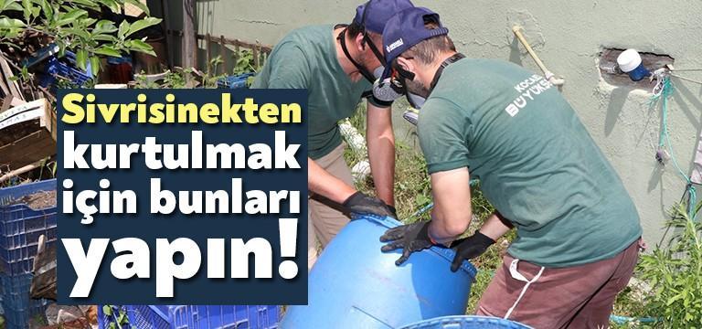 Halk sağlığını tehdit eden sivrisinek, karasinekle mücadele çalışmalarına devam eden