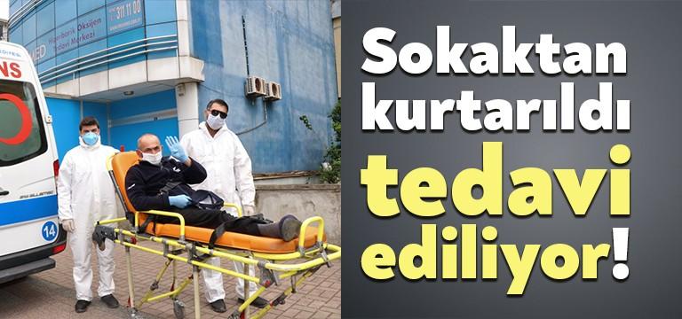 Dışarıda kalan, şeker hastası ve bir ayağı olmayan 54 yaşındaki
