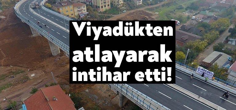 Derince’de genç bir kadın Esentepe Viyadüğü’nden kendini attı. Olayı gören