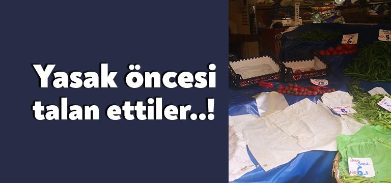 4 günlük sokağa çıkma yasağı bugün başladı. Yasak öncesinde vatandaşlar