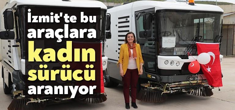 İzmit Belediyesinin satın alarak hizmet filosuna kattığı araçlardan olan süpürge