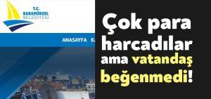Karamürsel Belediyesi’nin internet sitesinden vatandaş şikayetçi