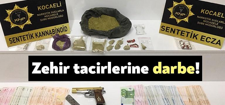 Kocaeli Emniyet Müdürlüğü Narkotik Suçlarla Mücadele Şube ekipleri tarafından  uyuşturucu