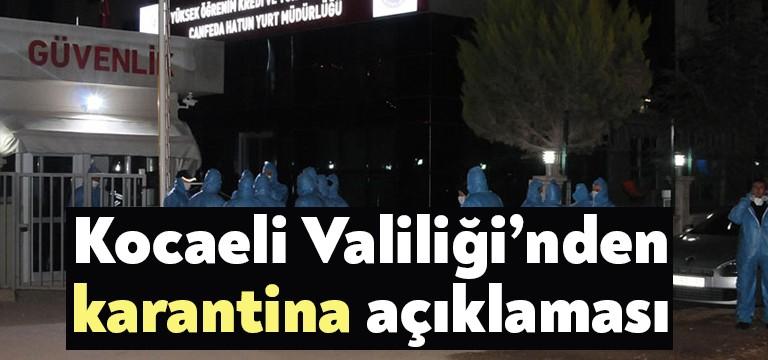 Konuyla ilgili açıklama yapan Kocaeli Valiliği şu ifadelere yer verdi: