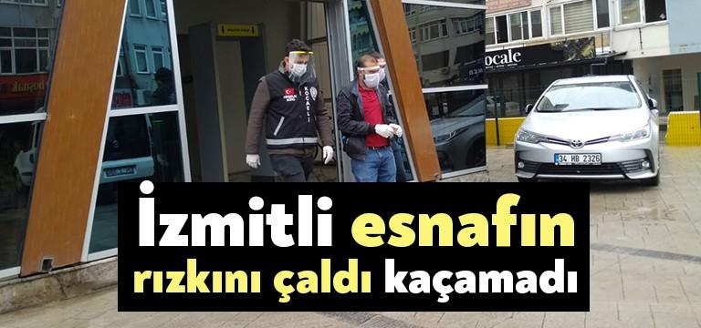 16 Mart tarihinde İzmit ilçesinde meydana gelen iş yerinden hırsızlık