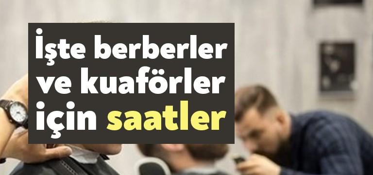 Son dakika haberine göre, 11 Mayıs’ta açılacak olan kuaför ve