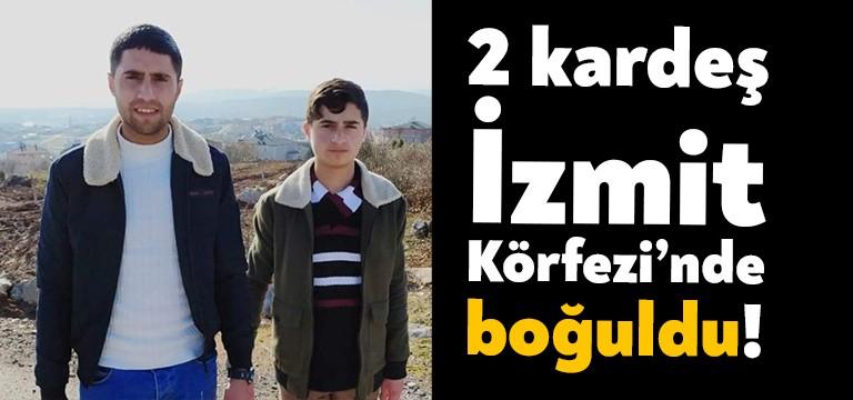 Körfez Hereke sahiline baba Nihat Kırca ve ağabeyi Muhammet Kırca