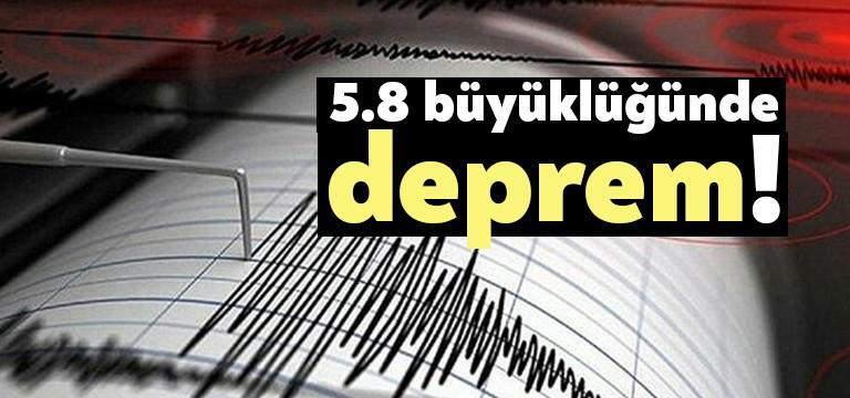 Kandilli Rasathanesi‘nden yapılan son dakika açıklamasında, Bingöl’ün Karlıova ilçesinde saat