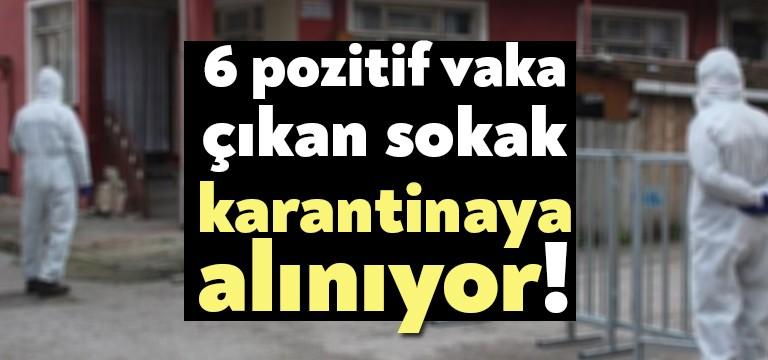 Gebze’nin Yavuz Selim Mahallesi 414/1 sokakta 6 pozitif vaka tespit