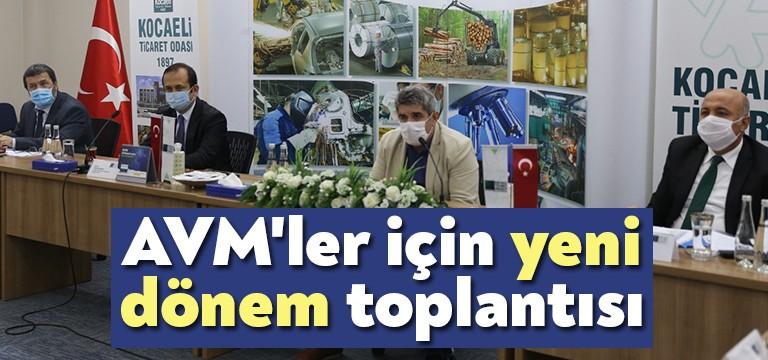 Kocaeli Ticaret Odası öncülüğünde alışveriş merkezleri yöneticilerinin yoğun katılımlarıyla istişare