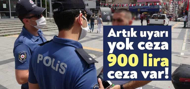 İçişleri Bakanlığının valiliklere gönderdiği talimat doğrultusunda, maske takma zorunluluğuna uymayanlara