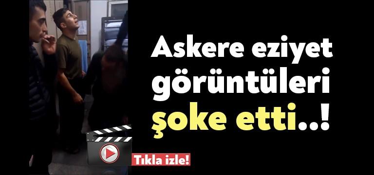 Sosyal medya sitesi Twitter’de bir askere eziyet edildiğini gösteren görüntüler