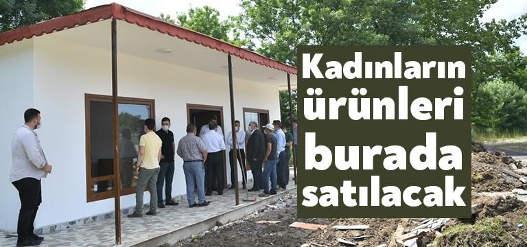 Kocaeli’nin ilk resmi tescilli kadın kooperatifi (KARKAD)’ın satış ofisinin yapımı