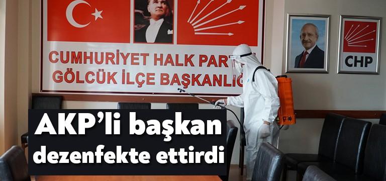 Gölcük Belediye Başkanı Ali Yıldırım Sezer’in talimatıyla kent genelinde dezenfekte