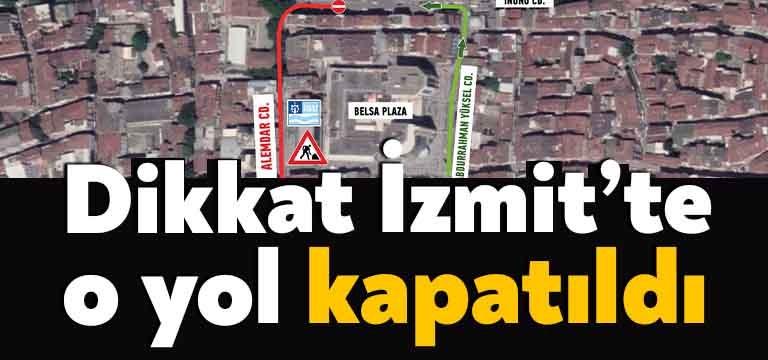 Kocaeli Büyükşehir Belediyesi, İSU ve İZGAZ’ın altyapı çalışmaları nedeniyle İzmit