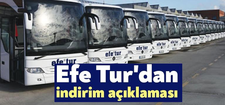 Efe Tur‘dan yapılan açıklamada İçişleri Bakanlığı tarafından yüzde 50 doluluk