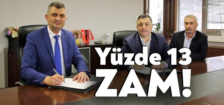 Gölcük Belediye Başkanı Ali Yıldırım Sezer ve Hizmet İş Sendikası