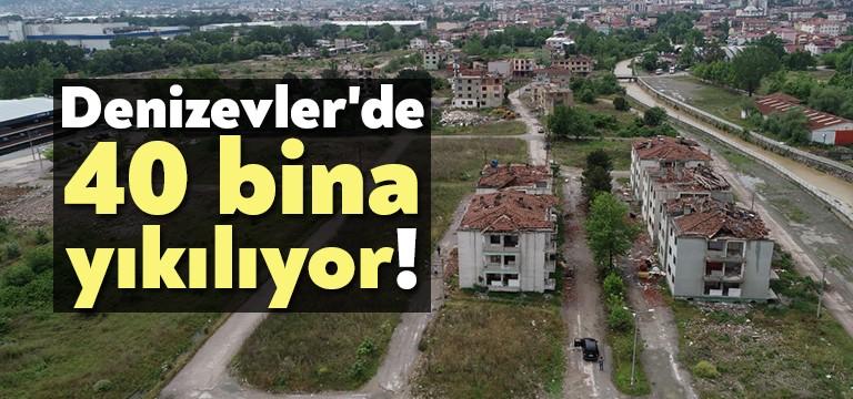17 Ağustos Gölcük Depremi’nde birçok binanın hasar gördüğü Denizevler Mahallesi