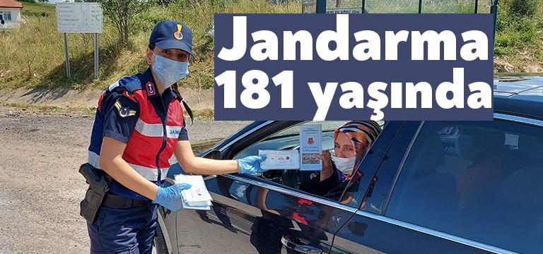 Jandarma Teşkilatının 181. kuruluş yıl dönümünde Koronavirüs salgınıyla mücadele tedbirleri