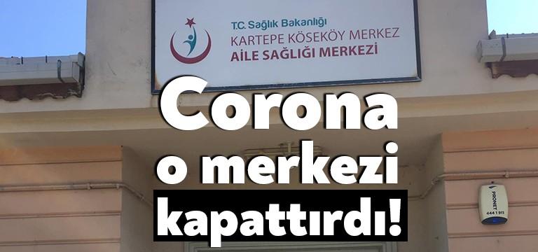 Köseköy Mahalle Muhtarı Yaşar Aktop mahallede yer alan aile sağlığı