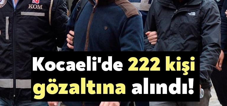 Kocaeli Emniyet Müdürlüğü Narkotik Büro Amirliği ekipleri son 1 ayda
