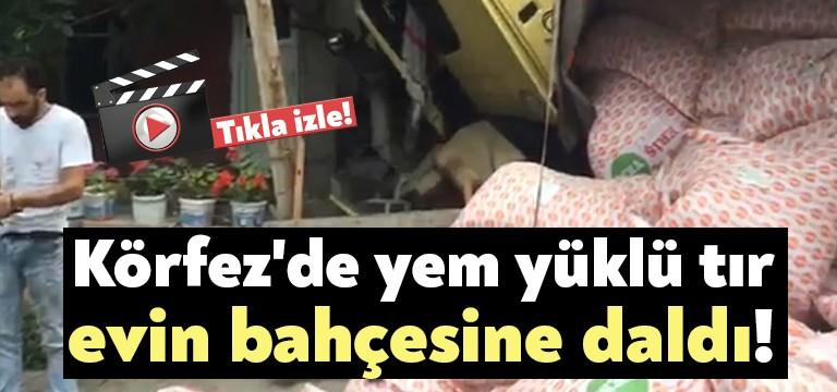 Körfez İlimtepe’den Yarımca yolu üzerinde seyreden yem yüklü tırın şoförü,