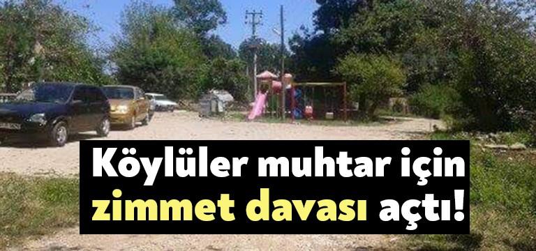 İddialara göre Kandıra Çakırcıali Köy Muhtarı A. K., Orman İşletme